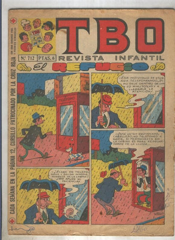 TBO numero 712: El refugio (Urda), (numerado 2 en trasera)