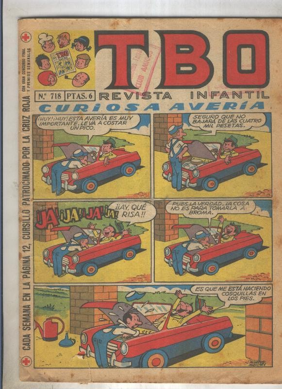 TBO numero 718: Curiosa averia (Salvador Mestre)