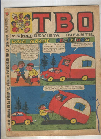 TBO numero 723: Una noche deliciosa (Muntañola), (numerado 1 en trasera)