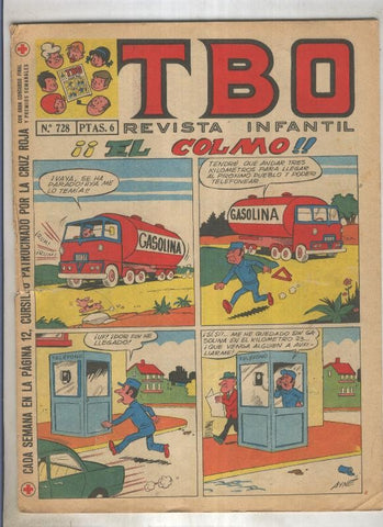 TBO numero 728: El colmo (ayne), (numerado 2 en trasera)