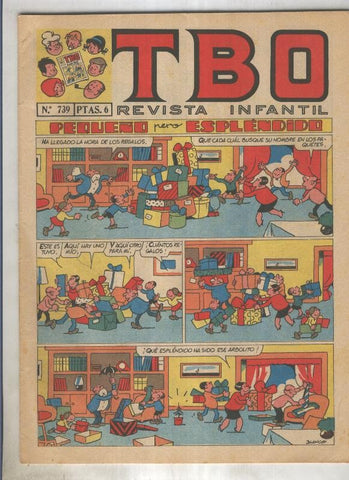 TBO numero 739: Pequeño pero esplendido (Blanco), (numerado 1 en trasera)
