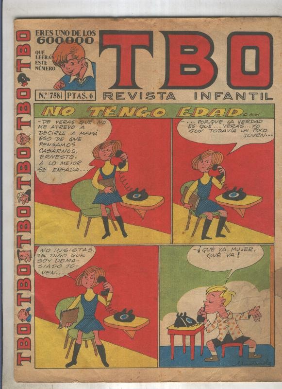 TBO numero 758: No tengo edad (Muntañola)