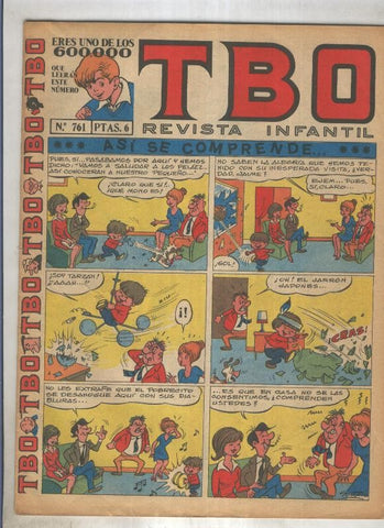 TBO numero 761: Asi se comprende (Sabates), (numerado 2 en trasera)