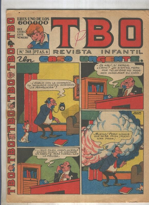 TBO numero 768: Un caso urgente (Urda)