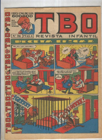TBO numero 786: Receta eficaz (Moreno), (numerado 3 en trasera)