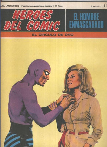 El Hombre Enmascarado numero 11: El circulo de oro (numerado 1 en trasera)