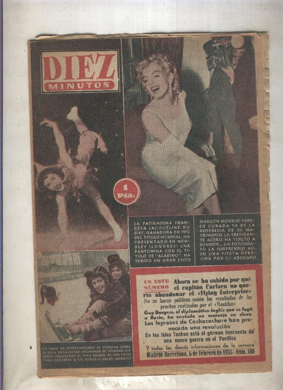 Diez Minutos numero 180 del 6 de febrero de 1955