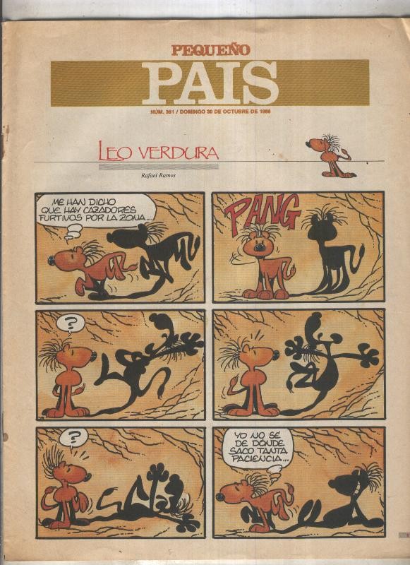 Pequeño Pais numero 361, 30 octubre 1988
