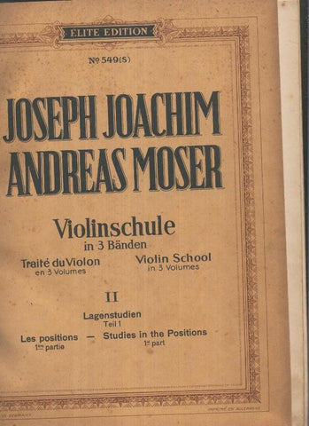 Traite du Violon / Violin School / Tratado de Violin, volumen 2