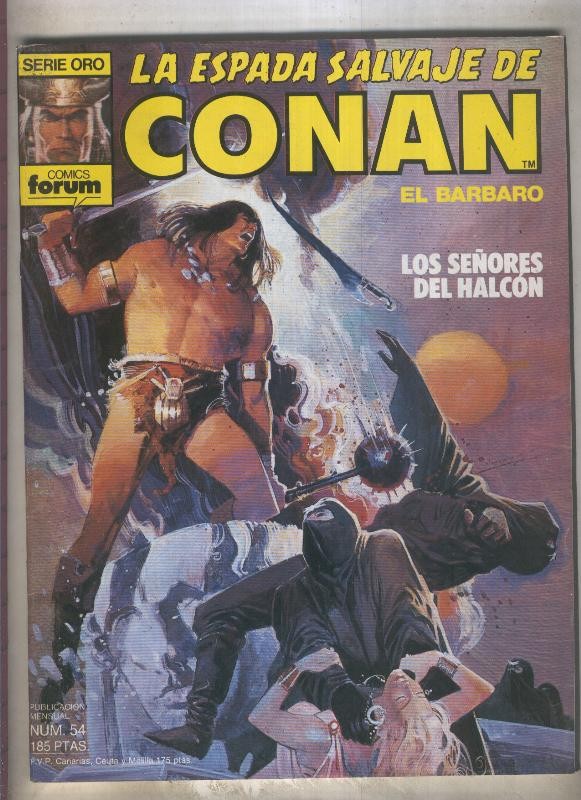 La Espada Salvaje de Conan primera edicion numero 054 (numerado 2 en trasera)