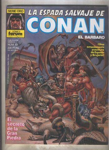 La Espada Salvaje de Conan primera edicion numero 061