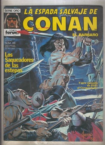 La Espada Salvaje de Conan primera edicion numero 069 (numerado 2 en trasera)