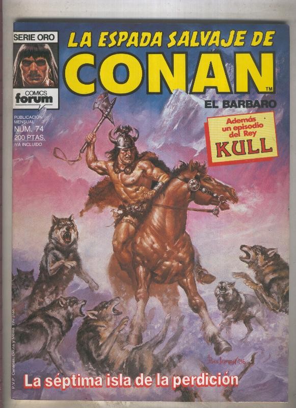 La Espada Salvaje de Conan primera edicion numero 074