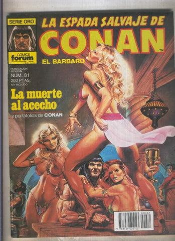 La Espada Salvaje de Conan primera edicion numero 081 (numerado 2 en trasera)