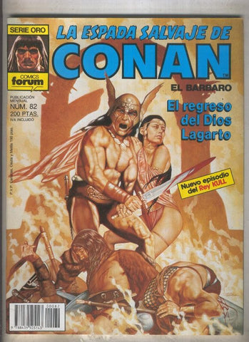 La Espada Salvaje de Conan primera edicion numero 082 (numerado 5 en trasera)