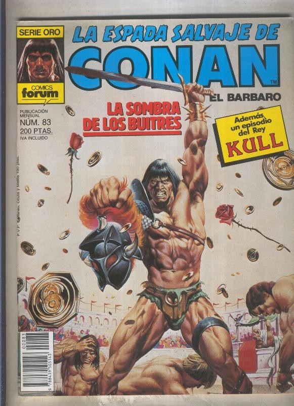 La Espada Salvaje de Conan primera edicion numero 083 (numerado 1 en trasera)
