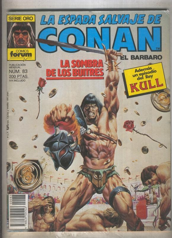 La Espada Salvaje de Conan primera edicion numero 083 (numerado 2 en trasera)