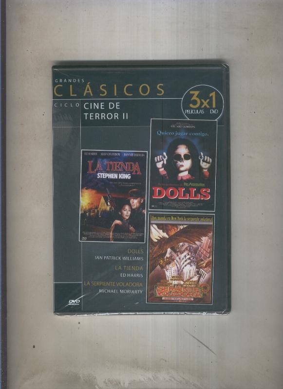 DVD: 3x1: Dolls, La tienda, La serpiente voladora