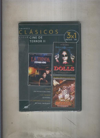 DVD: 3x1: Dolls, La tienda, La serpiente voladora