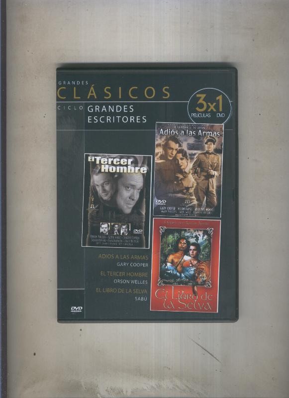 DVD: 3x1: El tercer hombre, Adios a las armas, El libro de la selva