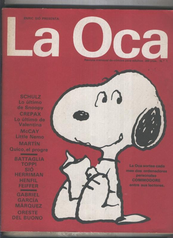 La Oca numero 1 (numerado 2 en la trasera)