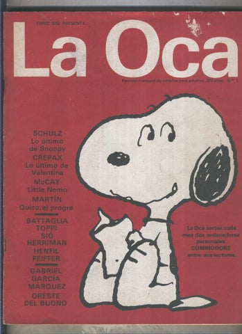 La Oca numero 1 (numerado 3 en la trasera)