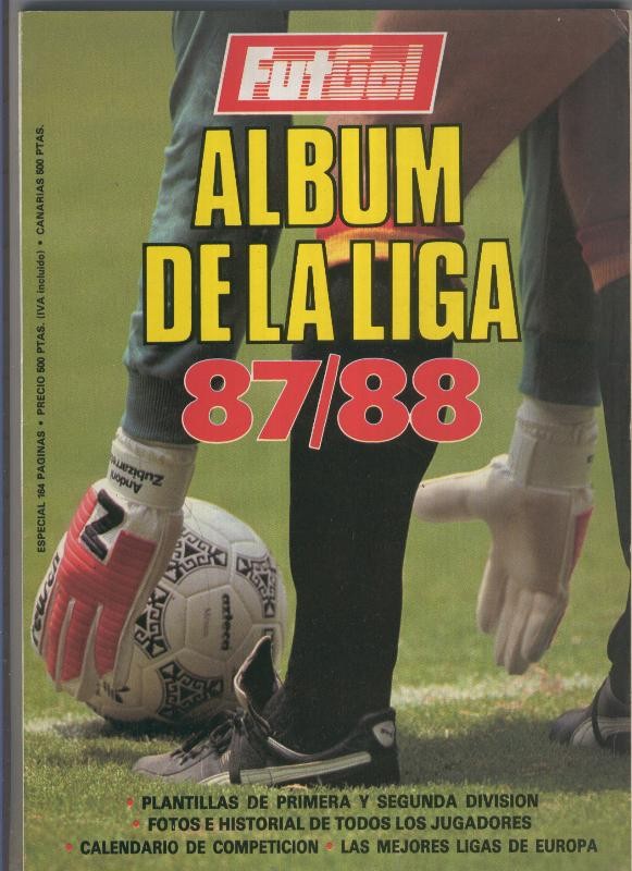 Futgol, album de la liga 87/88