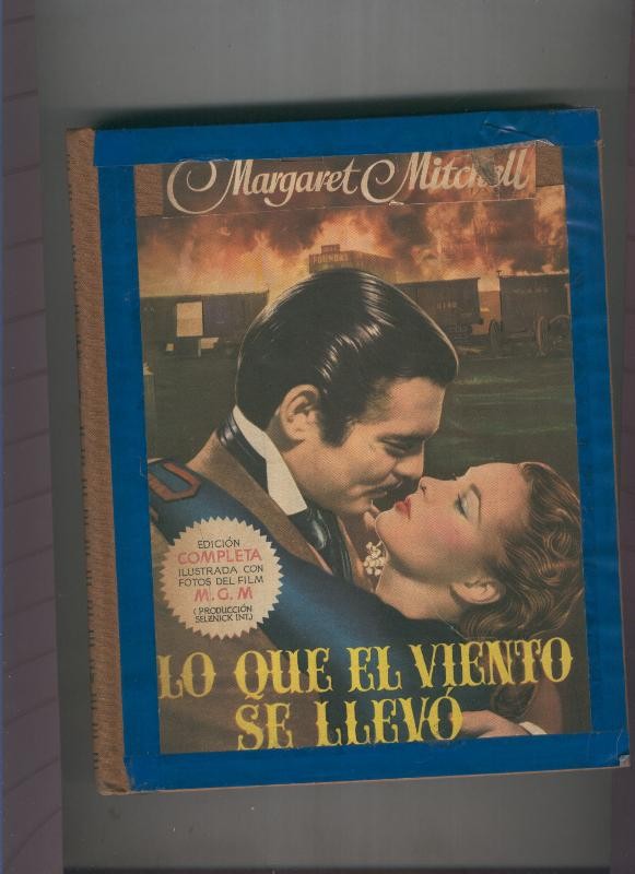 Lo que el viento se llevo (fondo azul)