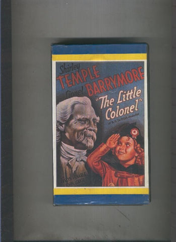 Video VHS: La pequeña coronela con Shirley Temple y Lionel Barrymore