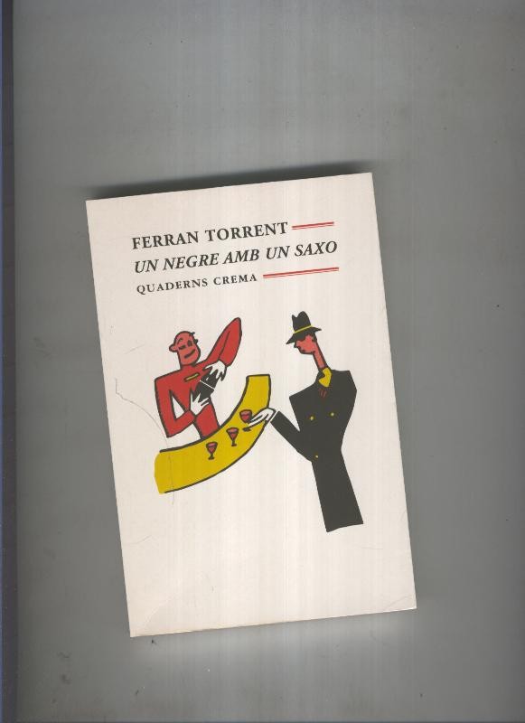 Un negre amb un saxo
