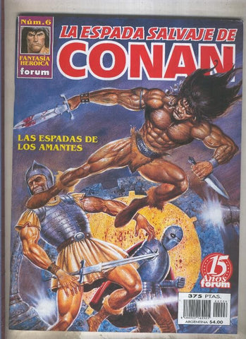 La Espada Salvaje de Conan volumen 3 numero 06 (numerado 2 en interior cubierta)
