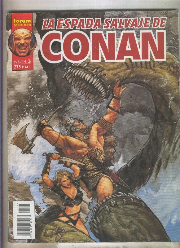 La Espada Salvaje de Conan volumen 2 numero 03 (numerado 1 en interior cubierta)