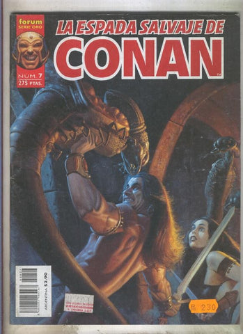 La Espada Salvaje de Conan volumen 2 numero 07 (numerado 3 en interior cubierta)