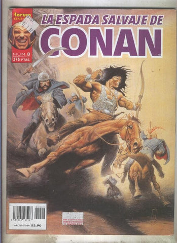 La Espada Salvaje de Conan volumen 2 numero 08 (numerado 2 en interior cubierta)