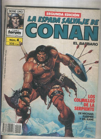 La Espada Salvaje de Conan volumen 1 segunda edicion numero 004 (numerado 2 en trasera) 