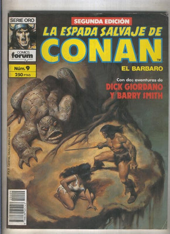 La Espada Salvaje de Conan volumen 1 segunda edicion numero 009 (numerado 2 en trasera) 