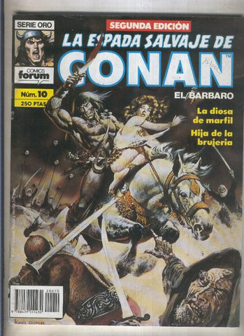 La Espada Salvaje de Conan volumen 1 segunda edicion numero 010 (numerado 2 en trasera) 