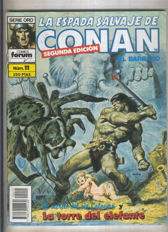 La Espada Salvaje de Conan volumen 1 segunda edicion numero 011 (numerado 3 en trasera) 