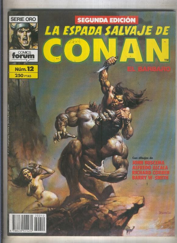 La Espada Salvaje de Conan volumen 1 segunda edicion numero 012 