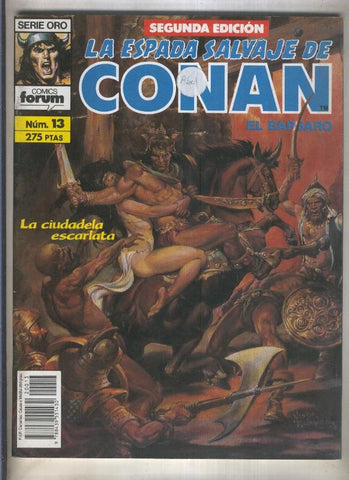 La Espada Salvaje de Conan volumen 1 segunda edicion numero 013 (numerado 2 en trasera)
