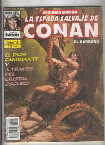 La Espada Salvaje de Conan volumen 1 segunda edicion numero 015 (numerado 3 en trasera)