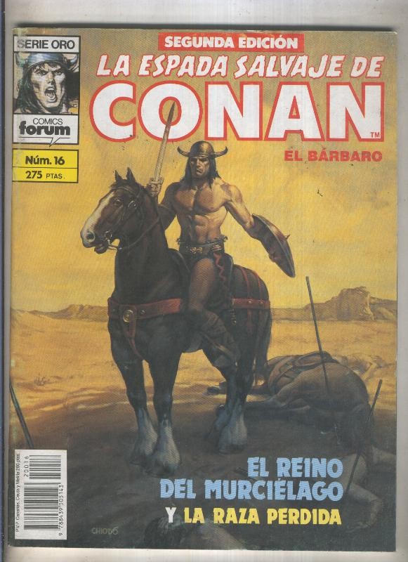 La Espada Salvaje de Conan volumen 1 segunda edicion numero 016 (numerado 2 en trasera)