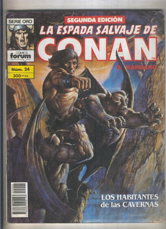 La Espada Salvaje de Conan volumen 1 segunda edicion numero 024 (numerado 2 en trasera) 