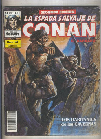 La Espada Salvaje de Conan volumen 1 segunda edicion numero 024 (numerado 2 en trasera) 