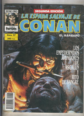 La Espada Salvaje de Conan volumen 1 segunda edicion numero 027 (numerado 1 en trasera) 