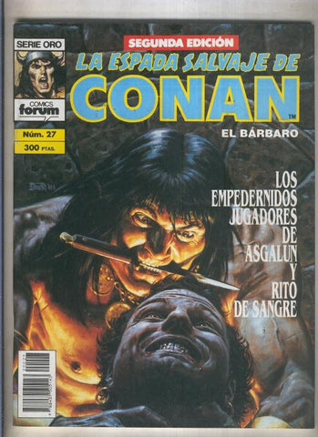 La Espada Salvaje de Conan volumen 1 segunda edicion numero 027 (numerado 2 en trasera) 