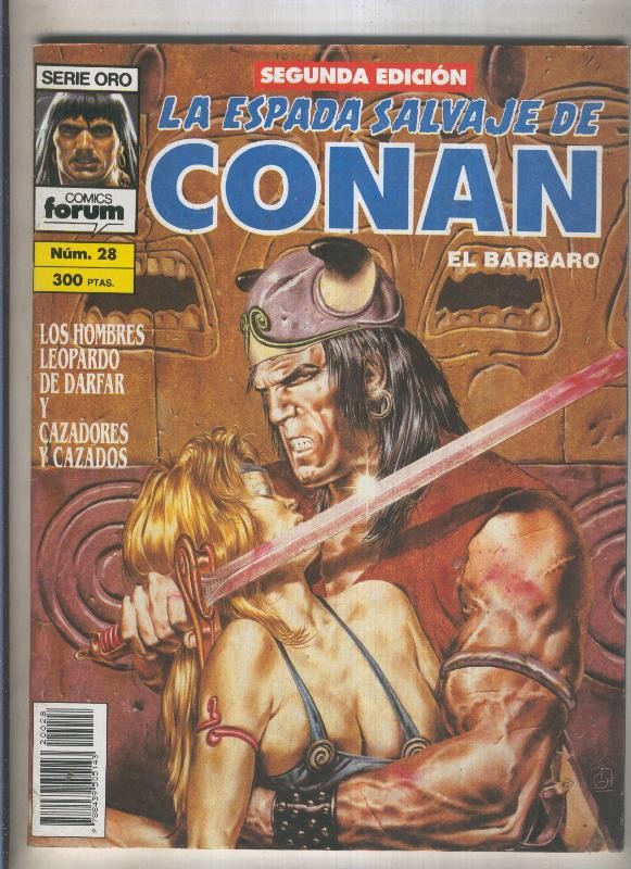 La Espada Salvaje de Conan volumen 1 segunda edicion numero 028 (numerado 2 en trasera)