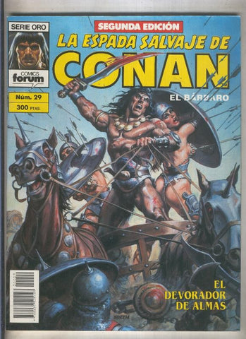 La Espada Salvaje de Conan volumen 1 segunda edicion numero 029 (numerado 2 en trasera)