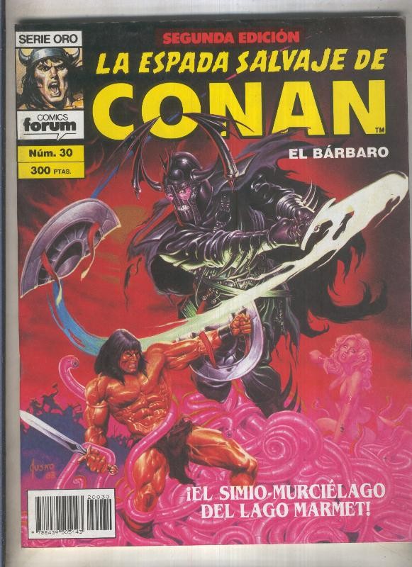 La Espada Salvaje de Conan volumen 1 segunda edicion numero 030 (numerado 1 en trasera)