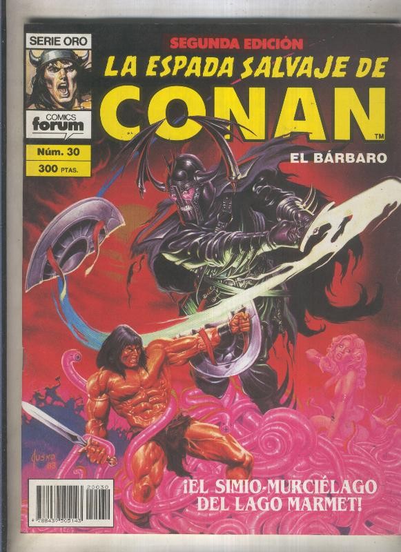 La Espada Salvaje de Conan volumen 1 segunda edicion numero 030 (numerado 2 en trasera)